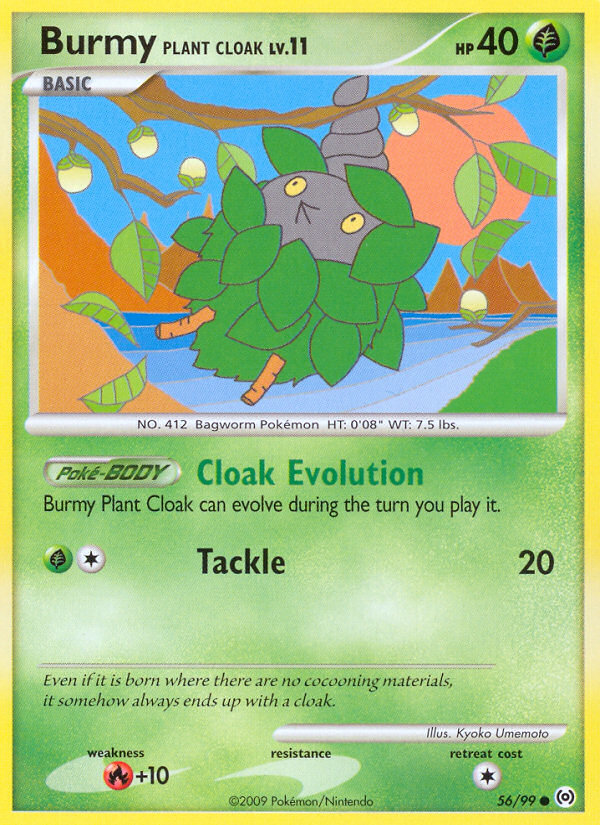 Burmy Plant Cloak (56/99) [Platinum: Arceus] | Good Games North