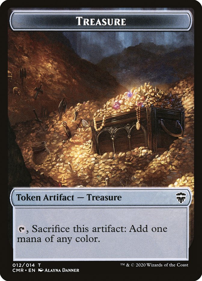 The Monarch // Treasure Token [Commander Legends Tokens] | Good Games North
