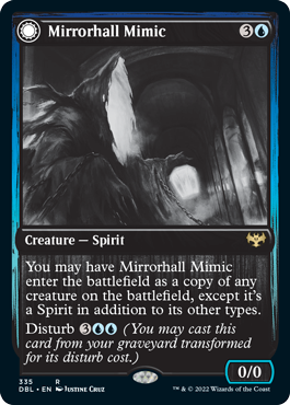 Mirrorhall Mimic // Ghastly Mimicry [Innistrad: Double Feature] | Good Games North