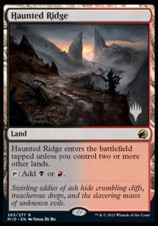Haunted Ridge (Promo Pack) [Innistrad: Midnight Hunt Promos] | Good Games North