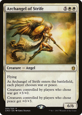 Archangel of Strife [Commander Anthology] | Good Games North
