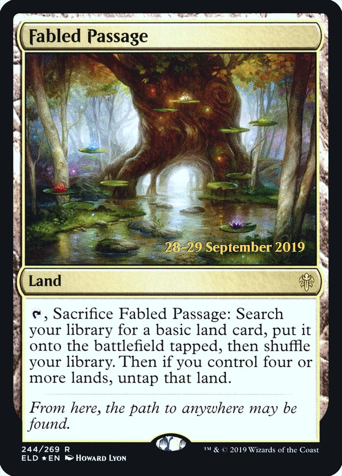Fabled Passage  [Throne of Eldraine Prerelease Promos] | Good Games North
