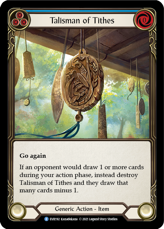 Talisman of Tithes [EVR192] (Everfest)  1st Edition Normal | Good Games North