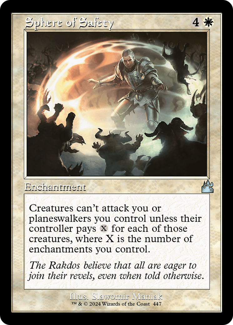 Sphere of Safety (Retro Frame) [Ravnica Remastered] | Good Games North