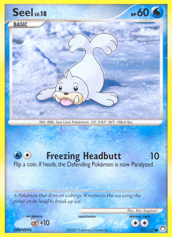 Seel (97/123) [Diamond & Pearl: Mysterious Treasures] | Good Games North