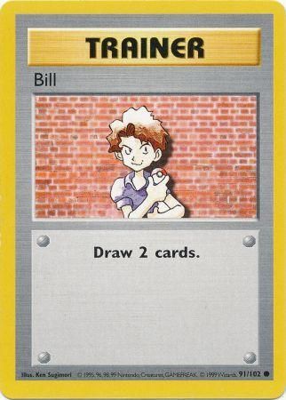Bill (91/102) [Base Set Shadowless Unlimited] | Good Games North
