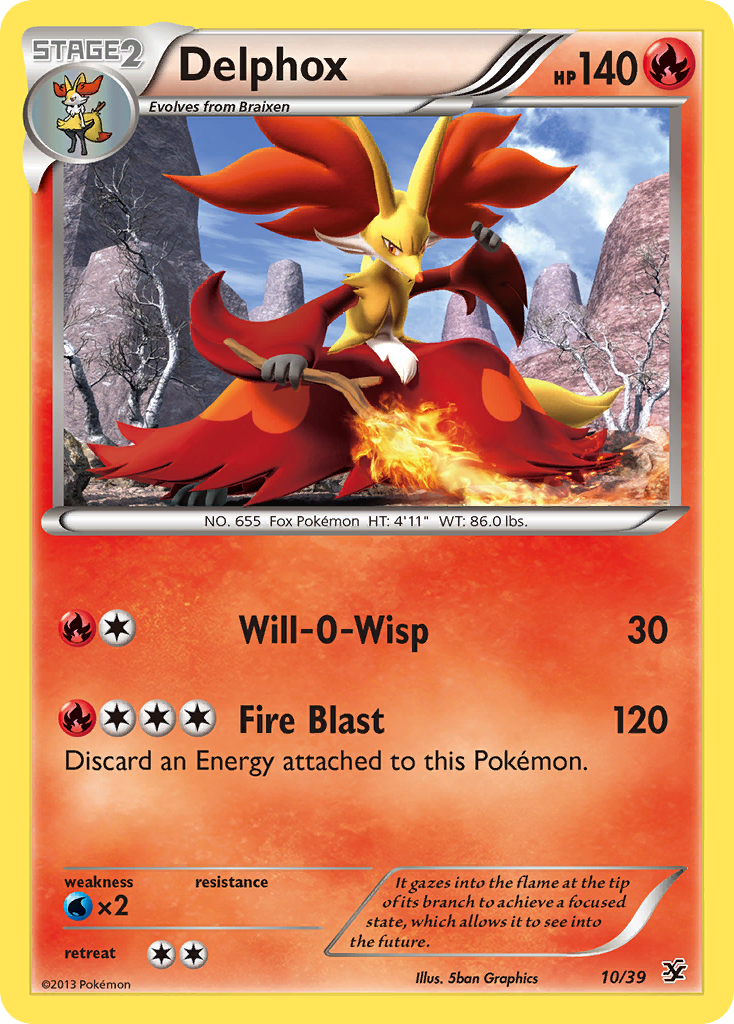Delphox (10/39) [XY: Kalos Starter Set] | Good Games North