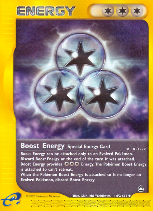 Boost Energy (145/147) [Aquapolis] | Good Games North