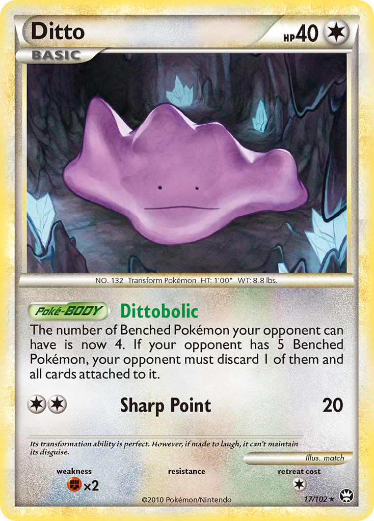Ditto (17/102) [HeartGold & SoulSilver: Triumphant] | Good Games North