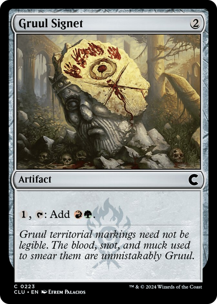Gruul Signet [Ravnica: Clue Edition] | Good Games North