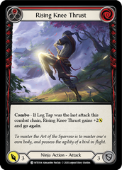 Rising Knee Thrust (Red) [U-WTR104] (Welcome to Rathe Unlimited)  Unlimited Rainbow Foil | Good Games North