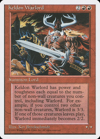 Keldon Warlord [Fourth Edition] | Good Games North