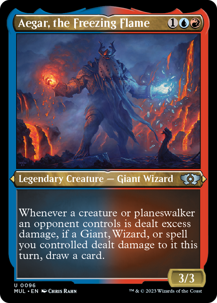 Aegar, the Freezing Flame (Foil Etched) [Multiverse Legends] | Good Games North