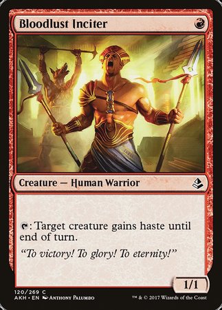 Bloodlust Inciter [Amonkhet] | Good Games North