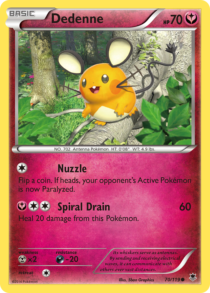 Dedenne (70/119) [XY: Phantom Forces] | Good Games North