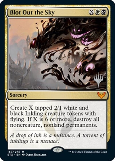 Blot Out the Sky (Promo Pack) [Strixhaven: School of Mages Promos] | Good Games North