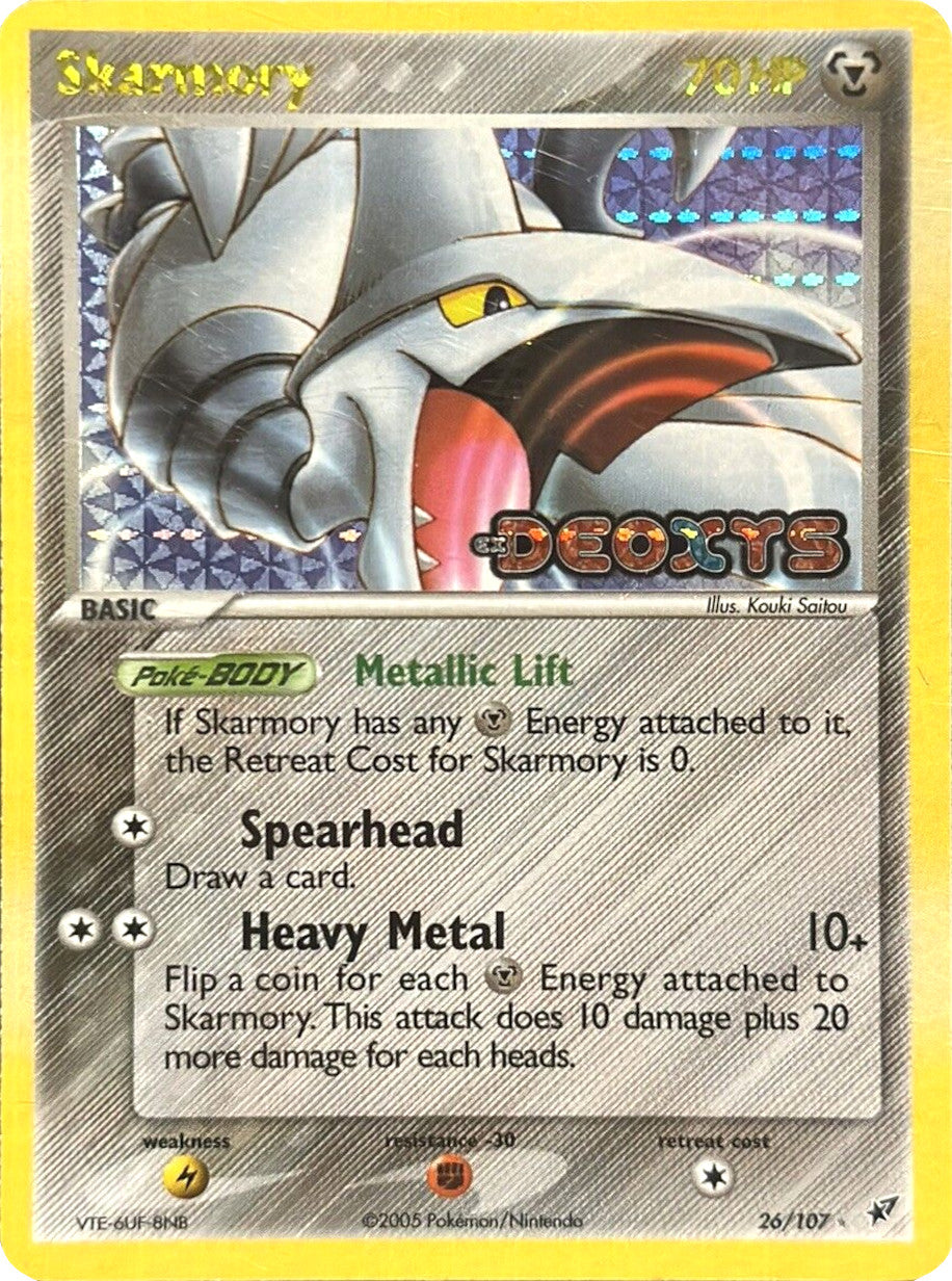 Skarmory (26/107) (Stamped) [EX: Deoxys] | Good Games North