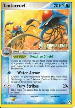 Tentacruel (45/92) (Prerelease Promo) [Nintendo: Black Star Promos] | Good Games North