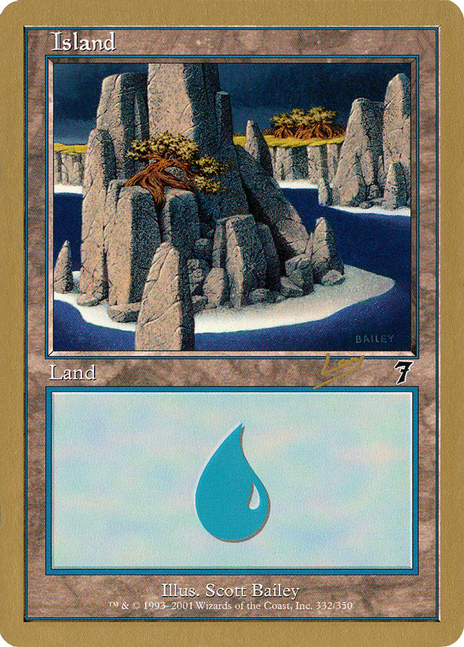 Island (rl332) (Raphael Levy) [World Championship Decks 2002] | Good Games North