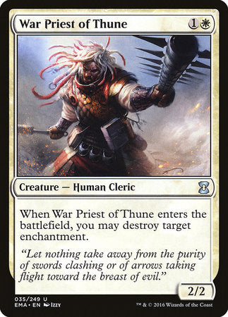 War Priest of Thune [Eternal Masters] | Good Games North