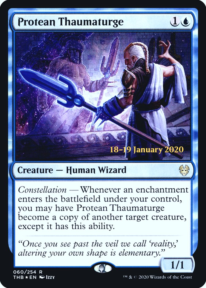Protean Thaumaturge [Theros Beyond Death Prerelease Promos] | Good Games North