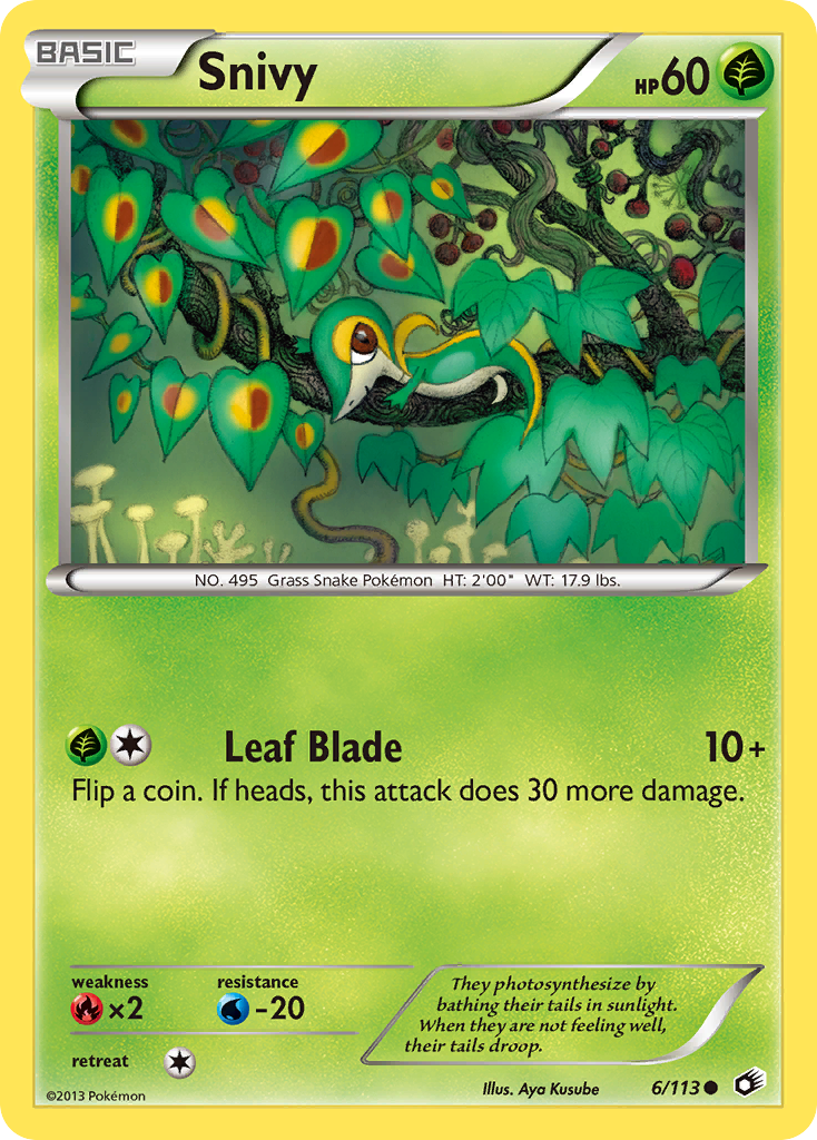 Snivy (6/113) [Black & White: Legendary Treasures] | Good Games North