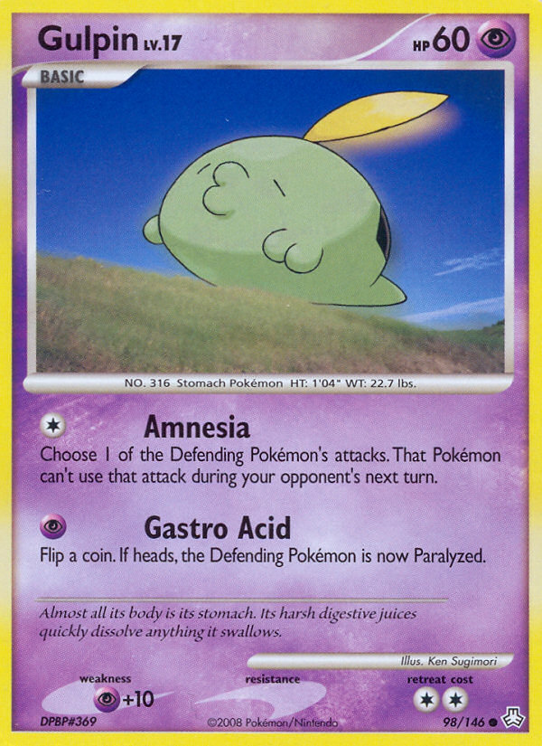 Gulpin (98/146) [Diamond & Pearl: Legends Awakened] | Good Games North