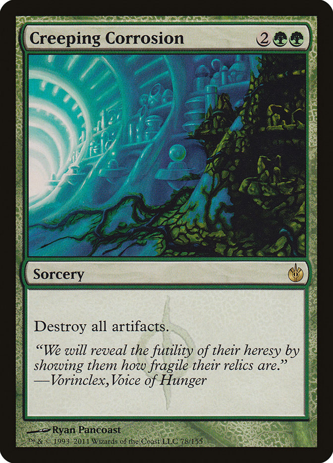 Creeping Corrosion [Mirrodin Besieged] | Good Games North