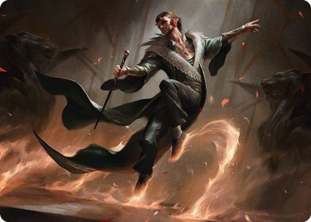Fleetfoot Dancer Art Card [Streets of New Capenna Art Series] | Good Games North