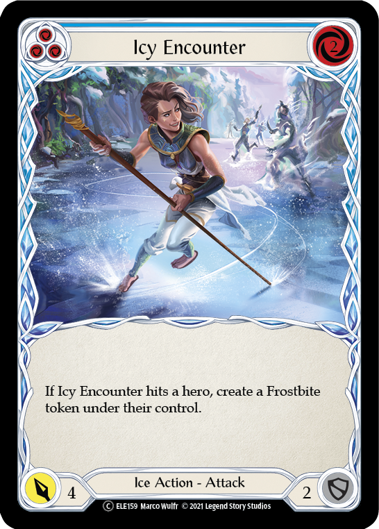 Icy Encounter (Blue) [U-ELE159] Unlimited Normal | Good Games North