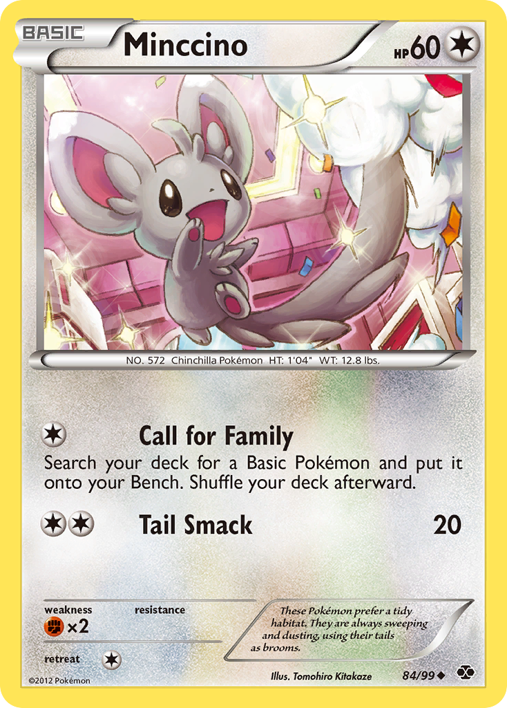 Minccino (84/99) [Black & White: Next Destinies] | Good Games North