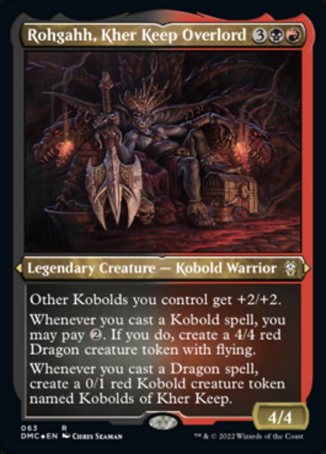 Rohgahh, Kher Keep Overlord (Foil Etched) [Dominaria United Commander] | Good Games North