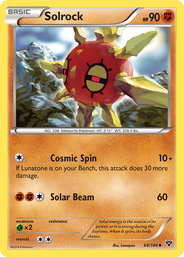 Solrock (64/146) [XY: Base Set] | Good Games North