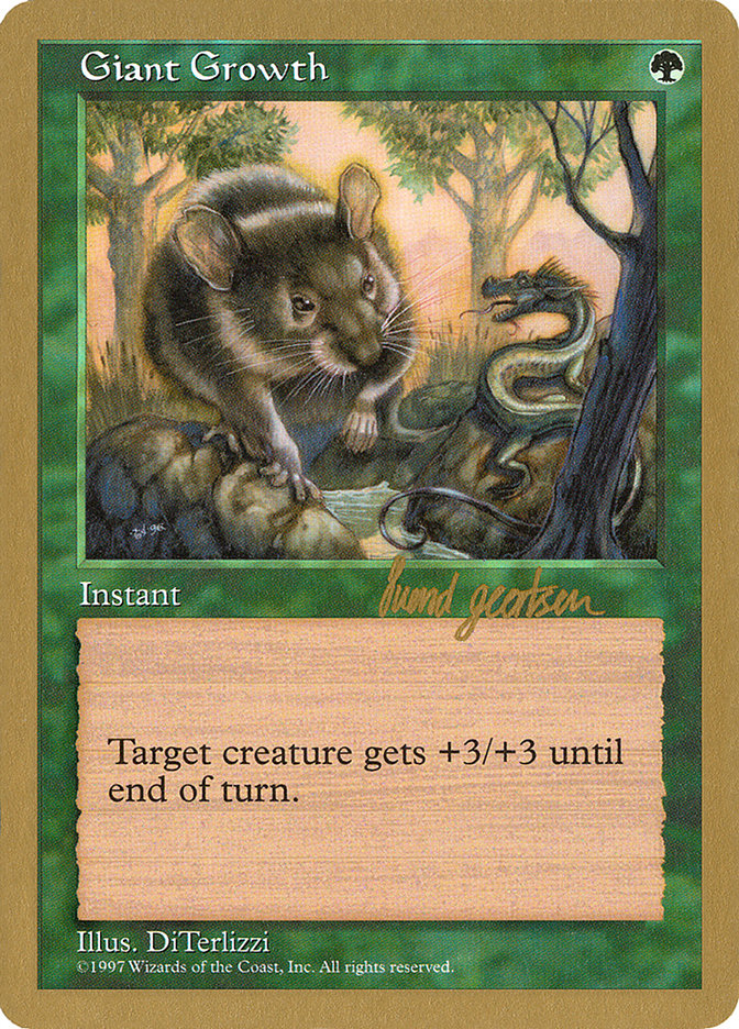 Giant Growth (Svend Geertsen) [World Championship Decks 1997] | Good Games North