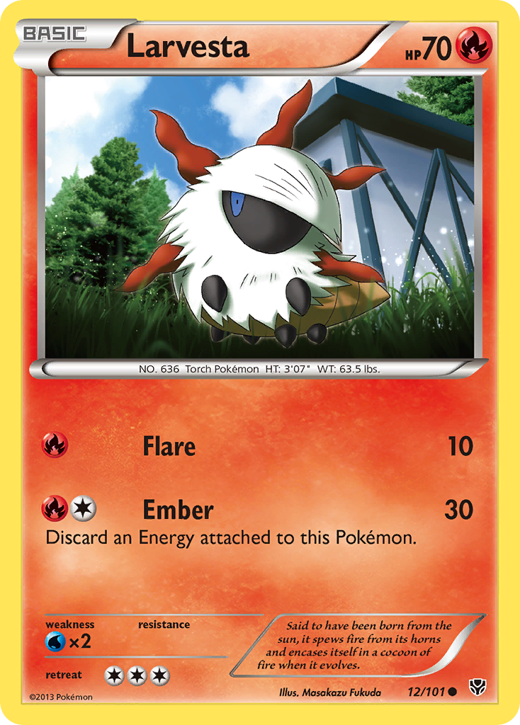 Larvesta (12/101) [Black & White: Plasma Blast] | Good Games North