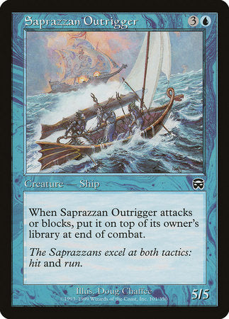 Saprazzan Outrigger [Mercadian Masques] | Good Games North