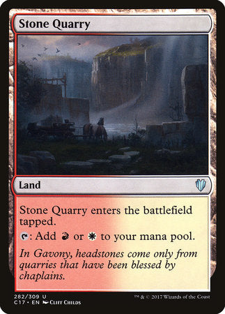 Stone Quarry [Commander 2017] | Good Games North