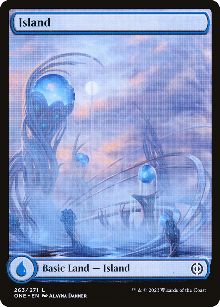 Island (263) (Full-Art) [Phyrexia: All Will Be One] | Good Games North