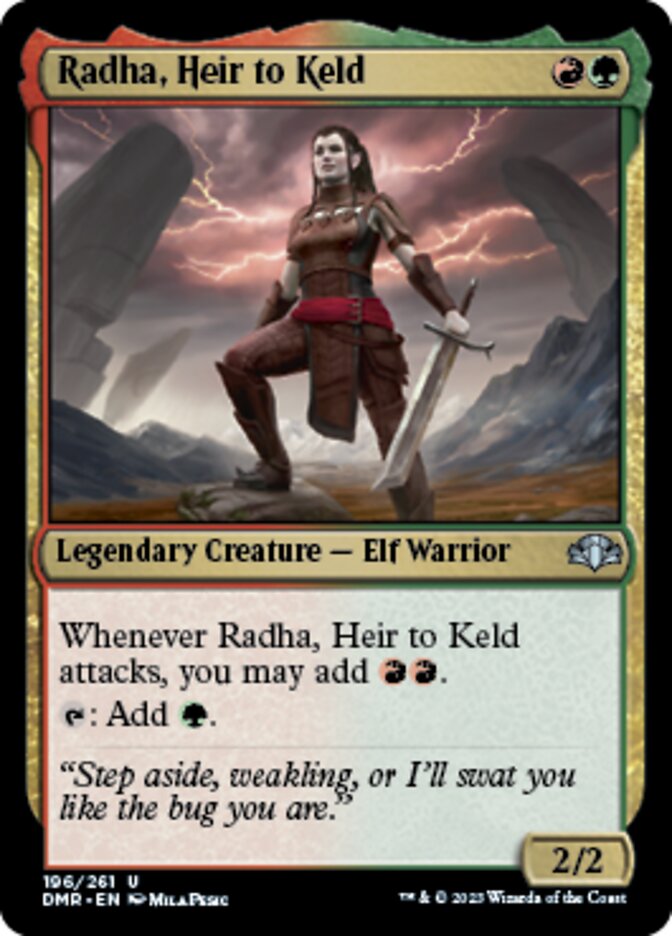 Radha, Heir to Keld [Dominaria Remastered] | Good Games North