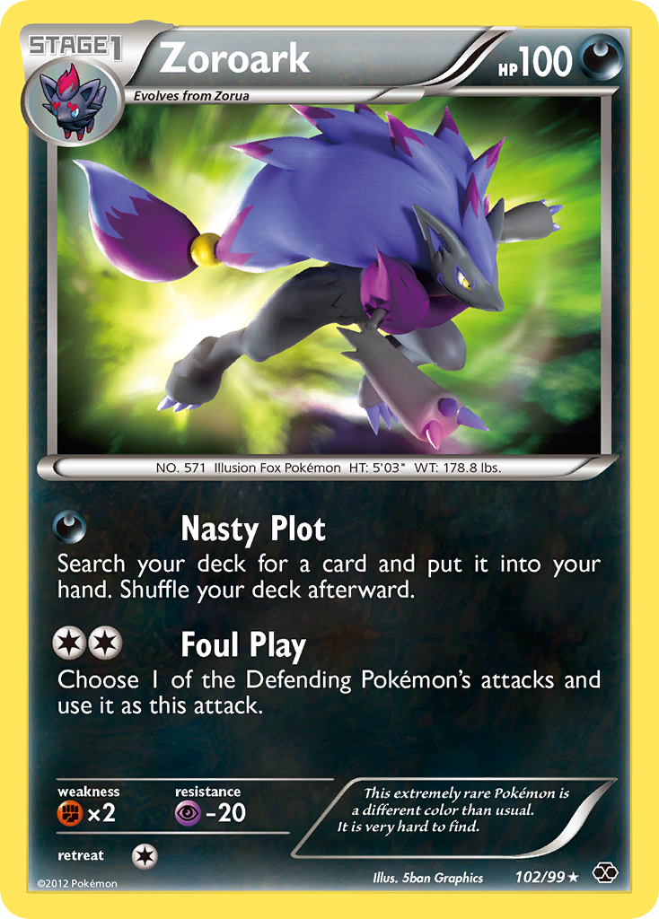 Zoroark (102/99) [Black & White: Next Destinies] | Good Games North