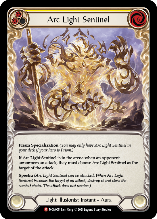 Arc Light Sentinel [MON005] 1st Edition Normal | Good Games North