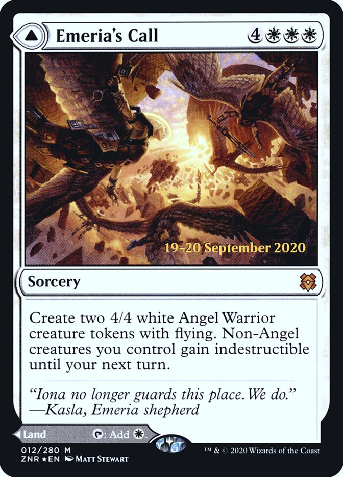 Emeria's Call // Emeria, Shattered Skyclave  [Zendikar Rising Prerelease Promos] | Good Games North