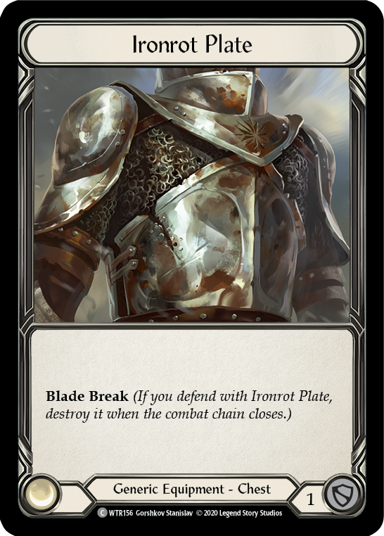 Ironrot Plate [U-WTR156] (Welcome to Rathe Unlimited)  Unlimited Normal | Good Games North