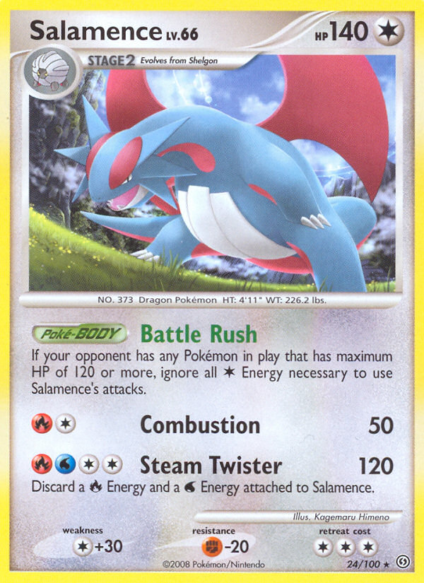 Salamence (24/100) [Diamond & Pearl: Stormfront] | Good Games North