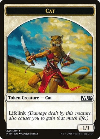 Cat Token [Core Set 2019 Tokens] | Good Games North