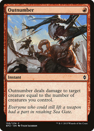 Outnumber [Battle for Zendikar] | Good Games North