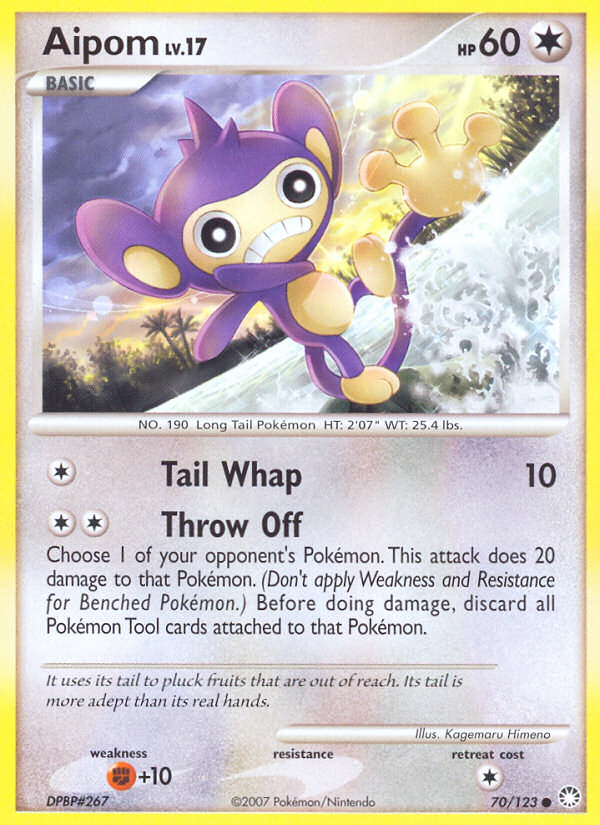 Aipom (70/123) [Diamond & Pearl: Mysterious Treasures] | Good Games North