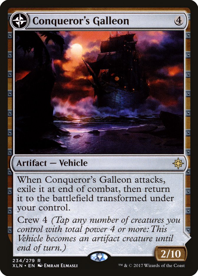 Conqueror's Galleon // Conqueror's Foothold [Ixalan] | Good Games North
