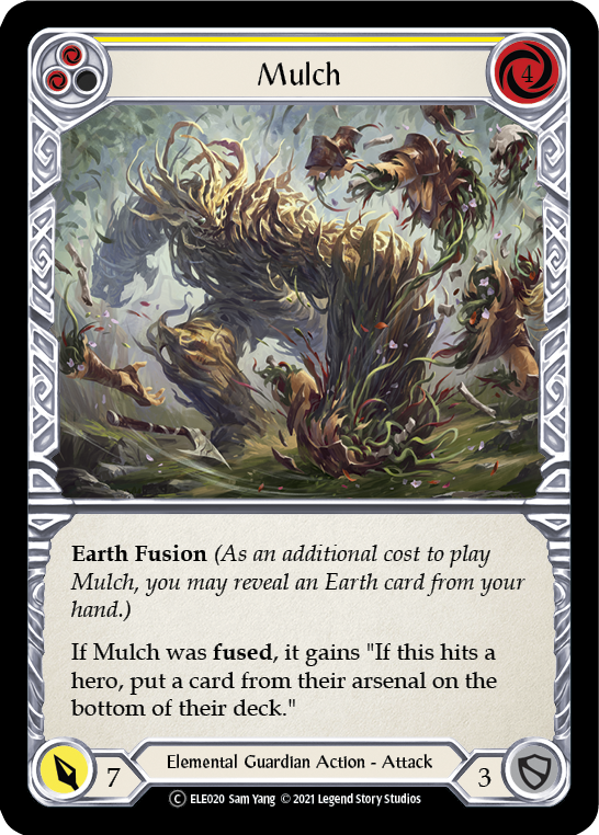 Mulch (Yellow) [U-ELE020] Unlimited Rainbow Foil | Good Games North