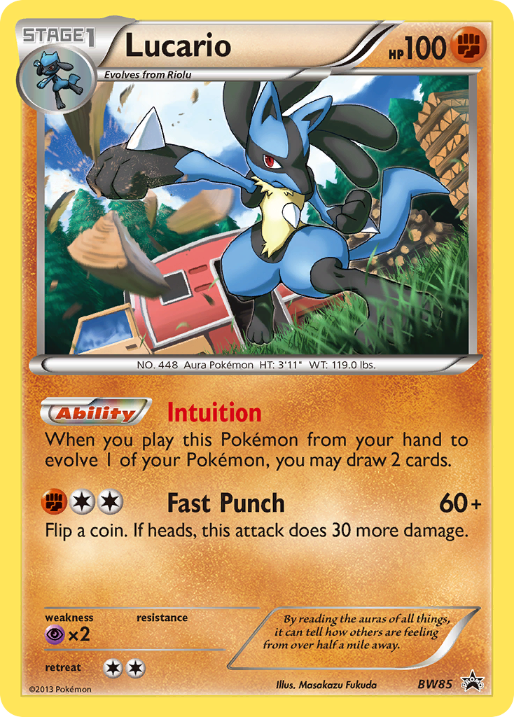 Lucario (BW85) [Black & White: Black Star Promos] | Good Games North